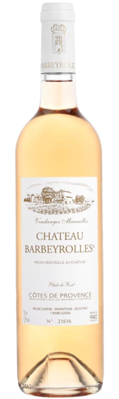 Chateau Barbeyrolles Cotes de Provence Rose 2020 Front Bottle Shot