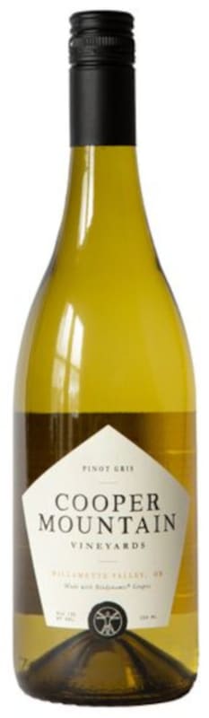 Cooper Mountain Pinot Gris 2022 Front Bottle Shot