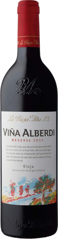 La Rioja Alta Vina Alberdi Reserva Tinto 2012 Front Bottle Shot