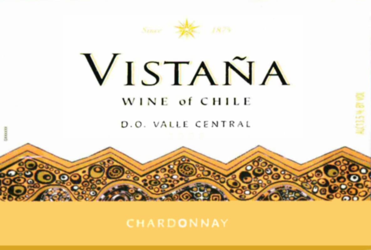 Santa Carolina Vistana Chardonnay 2014 Front Label