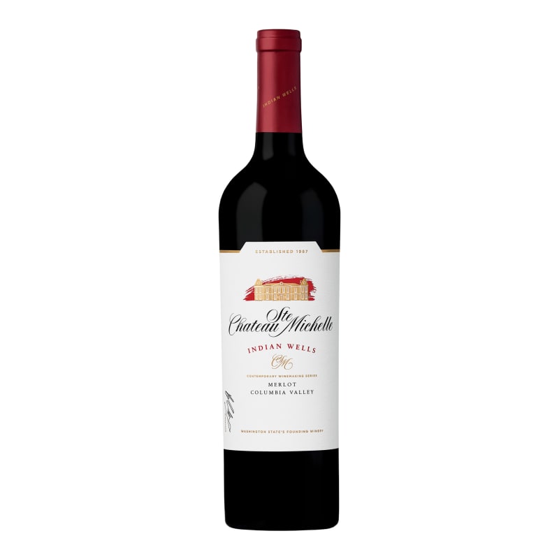 Chateau Ste. Michelle Indian Wells Vineyard Merlot 2019 Front Bottle Shot
