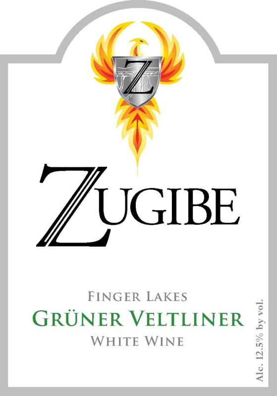 Zugibe Vineyards Gruner Veltliner 2013 Front Label