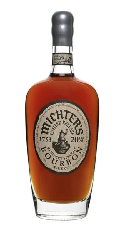 Michter's 20 Year Kentucky Straight Bourbon Whiskey (2021 Release) Front Bottle Shot