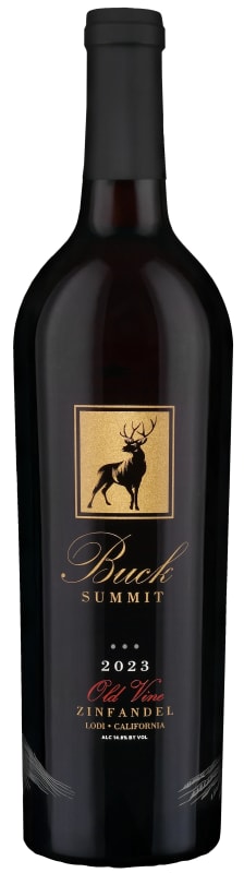 Buck Summit Old Vine Zinfandel 2023 Front Bottle Shot