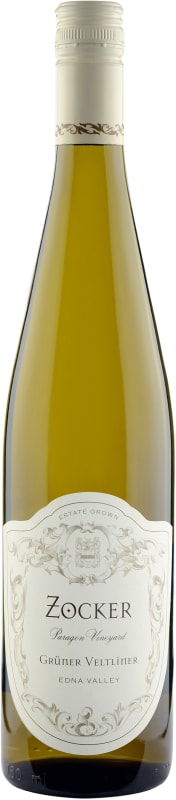Zocker Paragon Vineyard Gruner Veltliner 2015 Front Bottle Shot