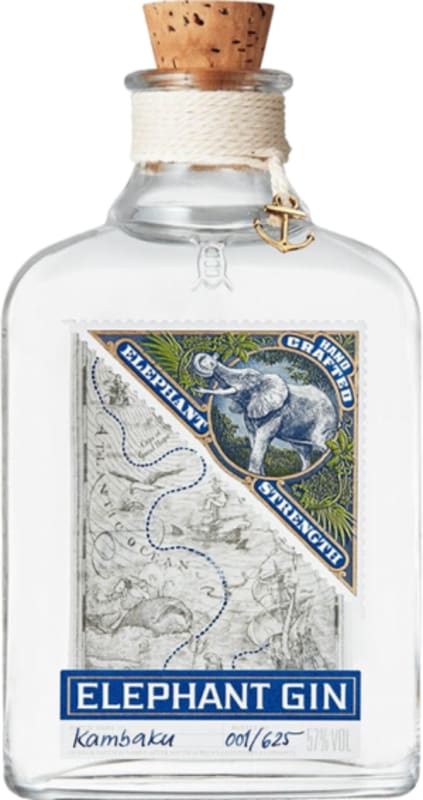 Elephant Gin Elephant Strength Gin Front Bottle Shot