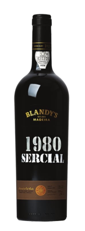 Blandy's Colheita Sercial Single Harvest Madeira 1980 Front Bottle Shot