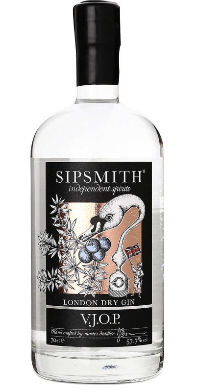 Sipsmith VJOP London Dry Gin Front Bottle Shot