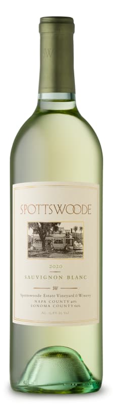 Spottswoode Sauvignon Blanc 2020 Front Bottle Shot