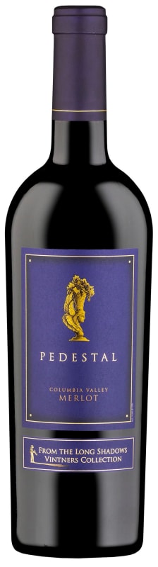 Long Shadows Vintners Pedestal Merlot 2021 Front Bottle Shot