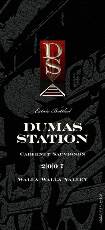 Dumas Station Wines Estate Cabernet Sauvignon 2007 Front Label