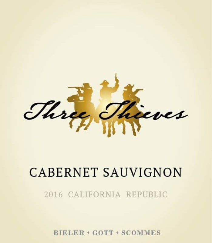 Three Thieves California Republic Cabernet Sauvignon 2016 Front Label