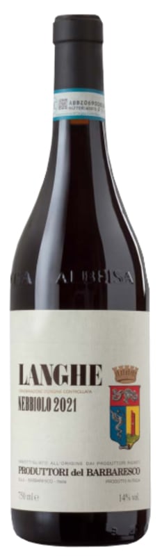 Produttori del Barbaresco Langhe Nebbiolo 2021 Front Bottle Shot
