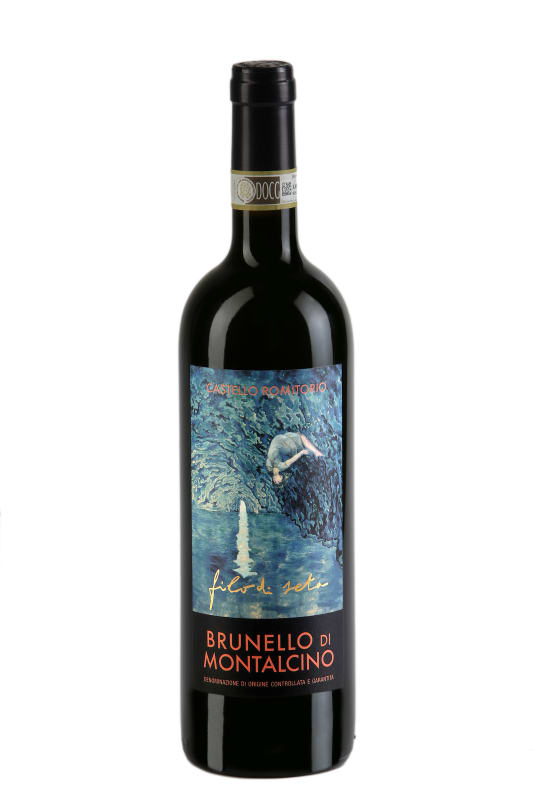 Castello Romitorio Brunello di Montalcino Filo di Seta 2013 Front Bottle Shot