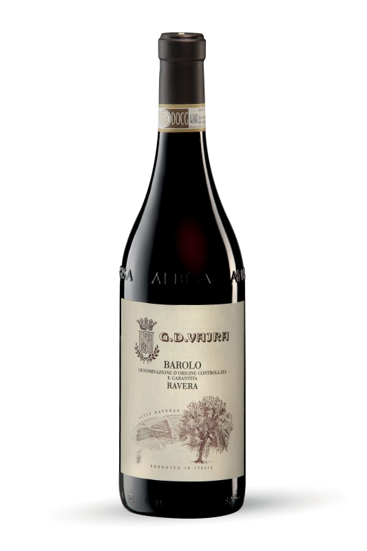G.D. Vajra Barolo Ravera 2017 Front Bottle Shot