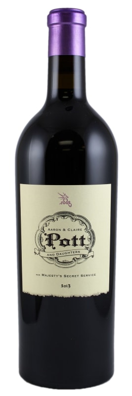 Pott Wine Stagecoach Vineyard Her Majesty's Secret Service Cabernet Sauvignon 2013 Front Bottle Shot