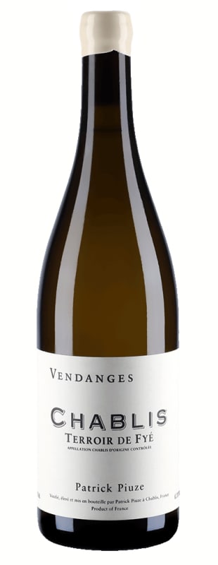 Patrick Piuze Chablis Terroir de Fye 2022 Front Bottle Shot
