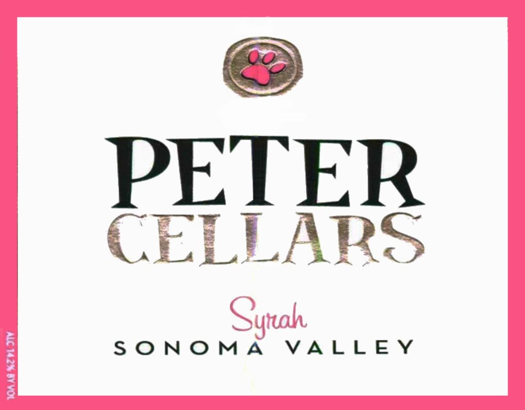 Peter Cellars Syrah 2004 Front Label