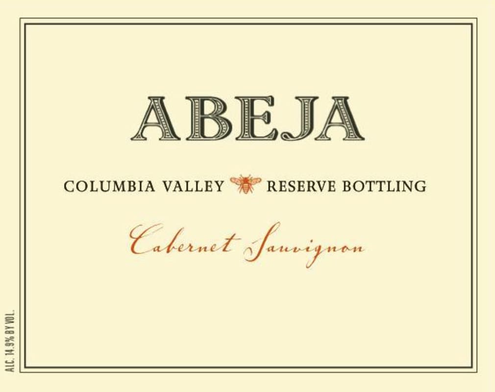 Abeja Reserve Cabernet Sauvignon 2013 Front Label