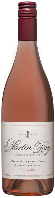 Martin Ray Rose of Pinot Noir 2016 Front Bottle Shot