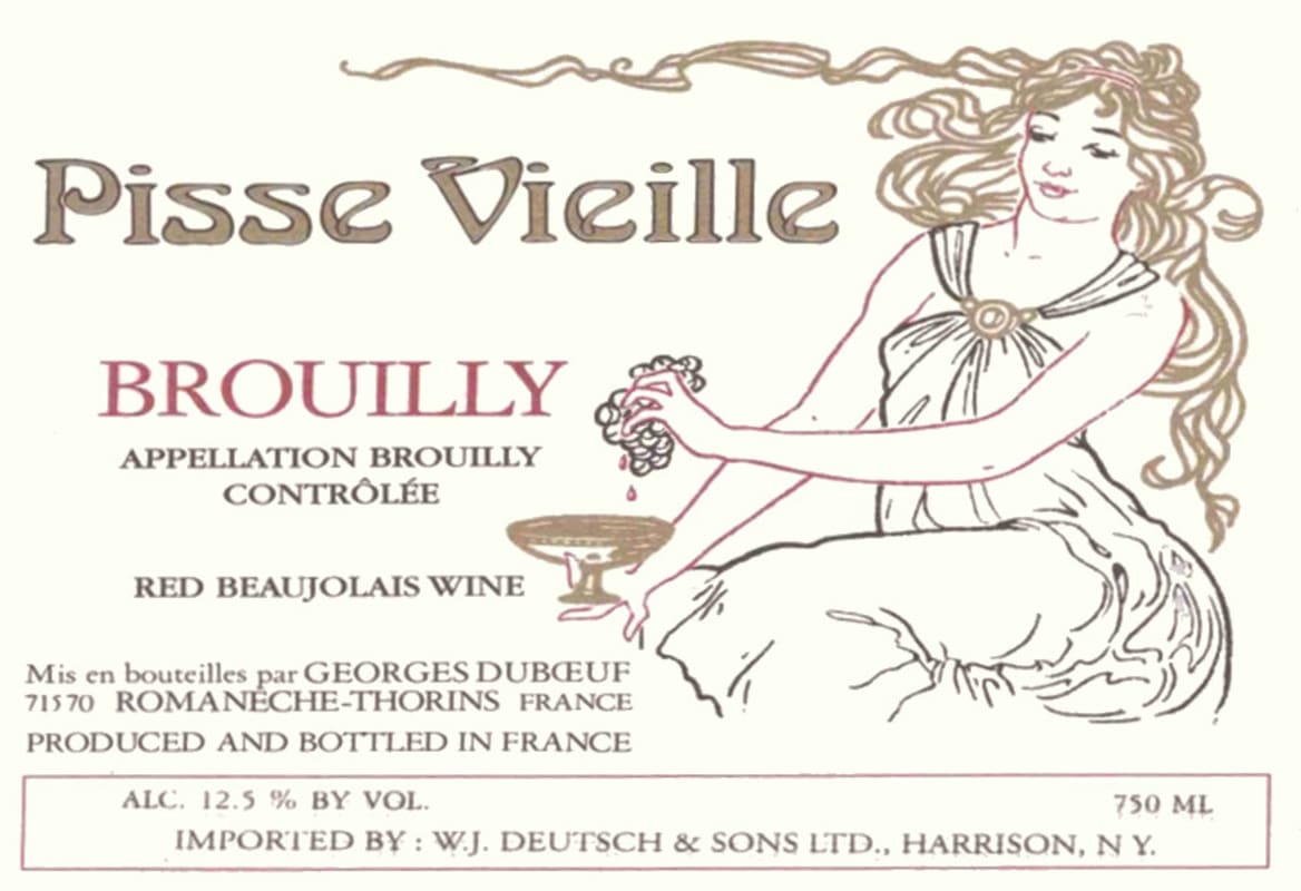 Duboeuf Brouilly Pisse Vieille 2015 Front Label