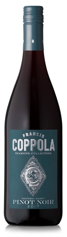 Francis Ford Coppola Diamond Collection Pinot Noir 2017 Front Bottle Shot