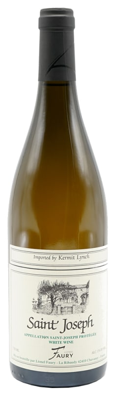 Lionel Faury Saint Joseph Blanc 2017 Front Bottle Shot