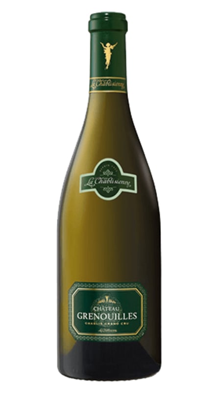 La Chablisienne Chablis Chateau Grenouilles Grand Cru 2018 Front Bottle Shot