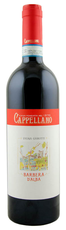 Cappellano Barbera d'Alba Gabutti 2021 Front Bottle Shot