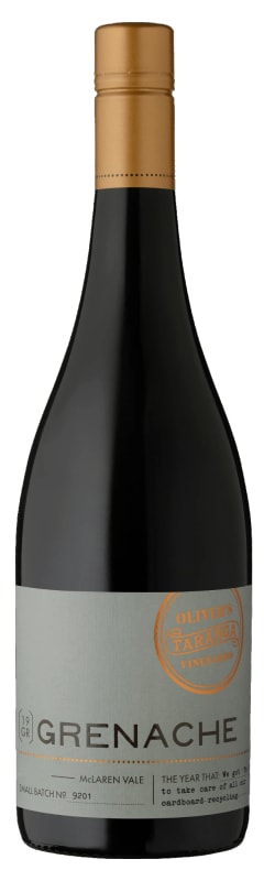 Oliver's Taranga Vineyards Grenache 2019 Front Bottle Shot
