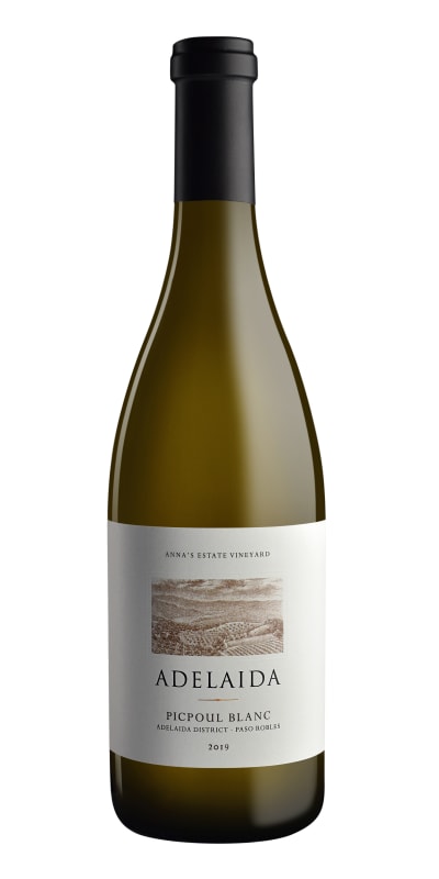 Adelaida Picpoul Blanc 2019 Front Bottle Shot