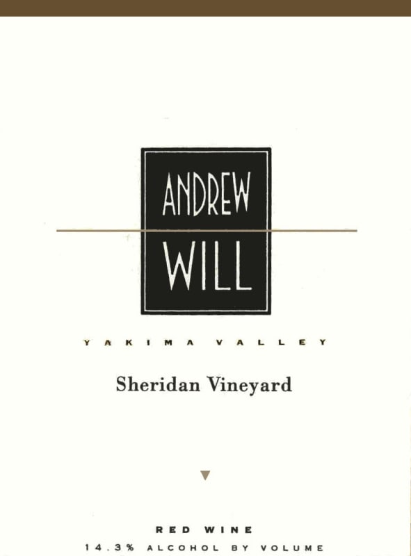 Andrew Will Winery Sheridan Vineyard Red 2004 Front Label