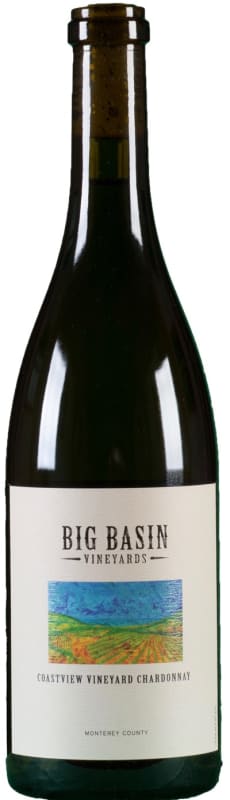 Big Basin Coastview Vineyard Chardonnay 2016 Front Bottle Shot