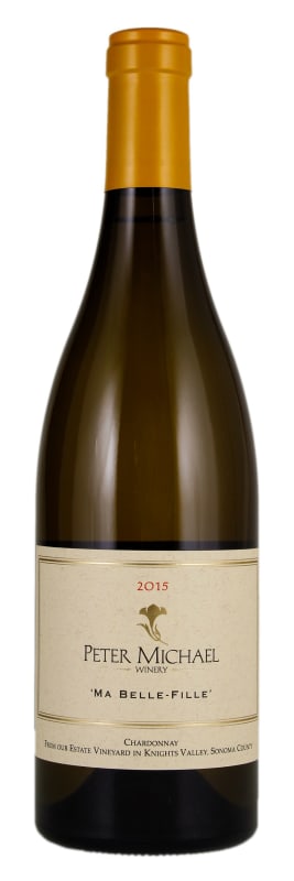 Peter Michael Ma Belle Fille Chardonnay 2015 Front Bottle Shot