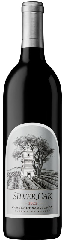 Silver Oak Alexander Valley Cabernet Sauvignon 2022 Front Bottle Shot