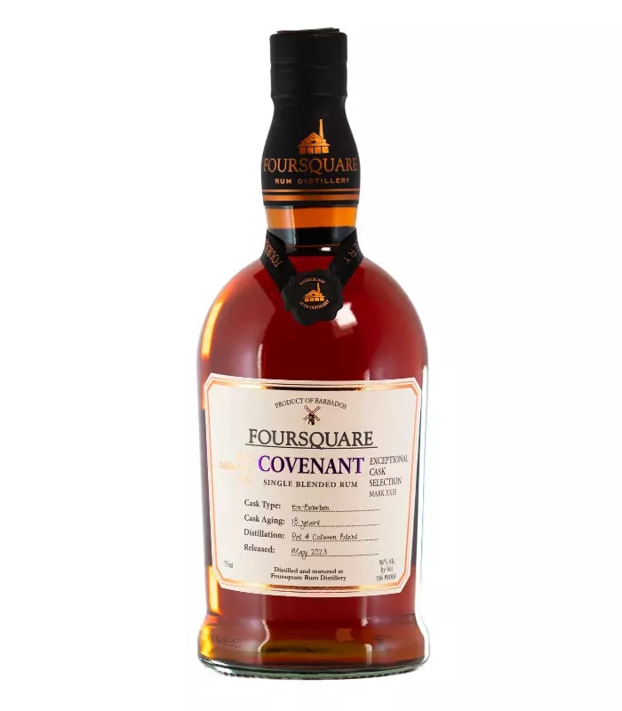 Foursquare 18 Year Mark XXIII Covenant Single Blended Rum Front Bottle Shot