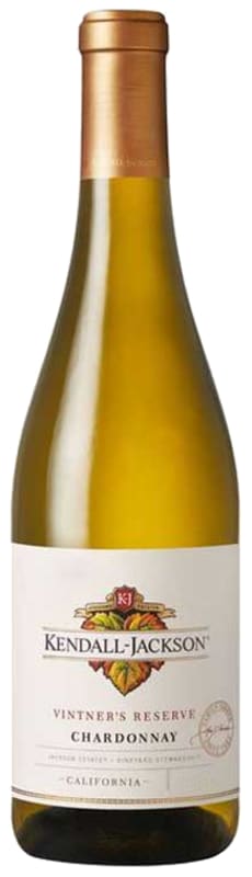 Kendall-Jackson Vintner's Reserve Chardonnay (375ML half-bottle) 2017 Front Bottle Shot