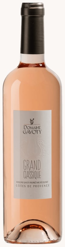 Domaine Gavoty Grand Classique Cotes de Provence Rose 2021 Front Bottle Shot