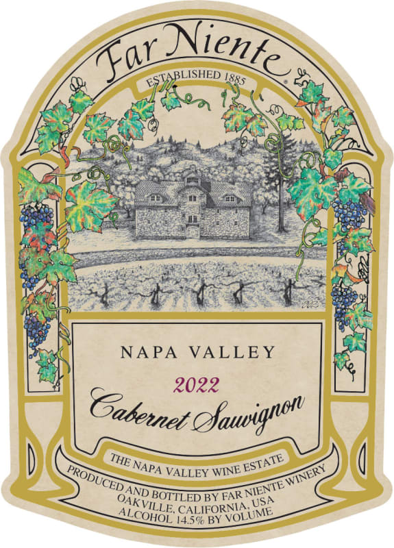 Far Niente Napa Valley Cabernet Sauvignon (1.5 Liter Magnum) 2022 Front Label