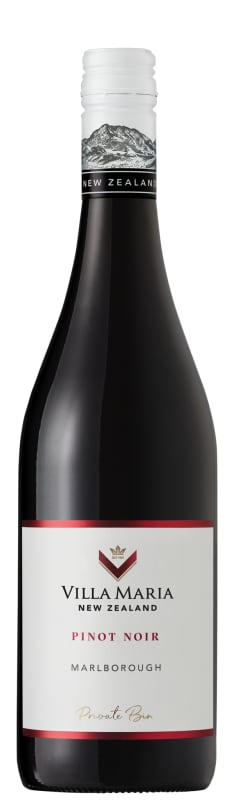 Villa Maria Private Bin Pinot Noir 2021 Front Bottle Shot