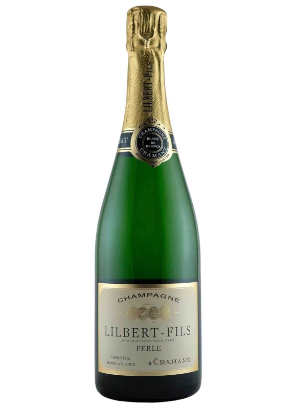 Champagne Lilbert-Fils Perle Blanc de Blancs Extra Brut Front Bottle Shot