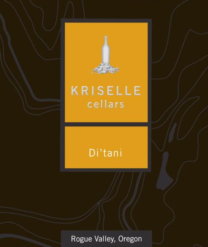 Kriselle Cellars Di tani 2012 Front Label