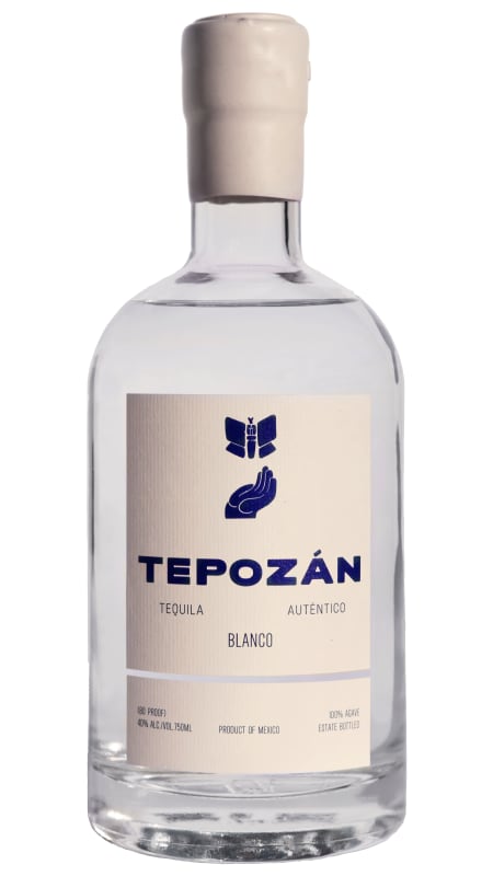 Tepozan Tequila Blanco Front Bottle Shot