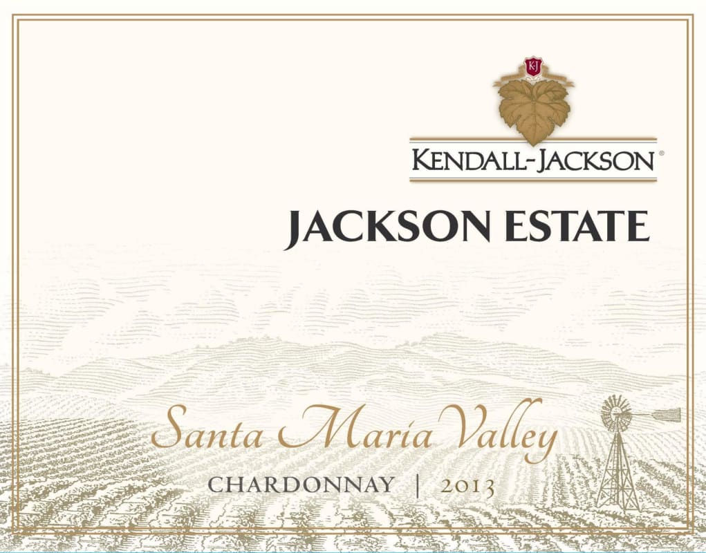 Kendall-Jackson Santa Maria Valley Chardonnay 2013 Front Label
