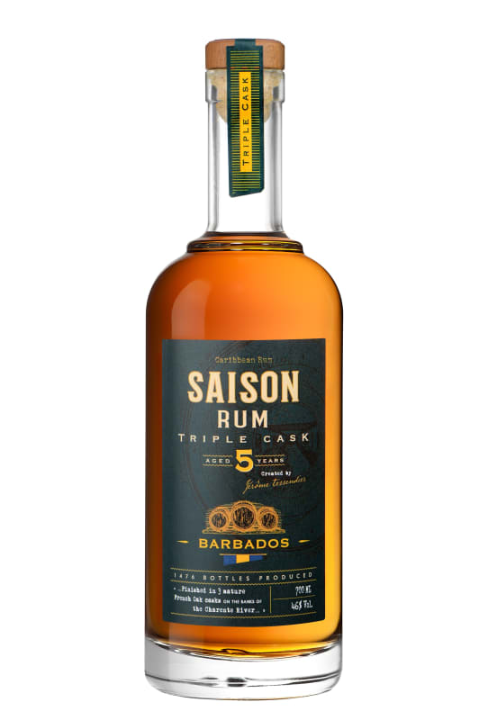 Saison Barbados Triple Cask Rum Front Bottle Shot