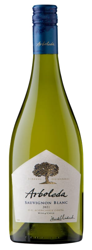 Arboleda Sauvignon Blanc 2021 Front Bottle Shot