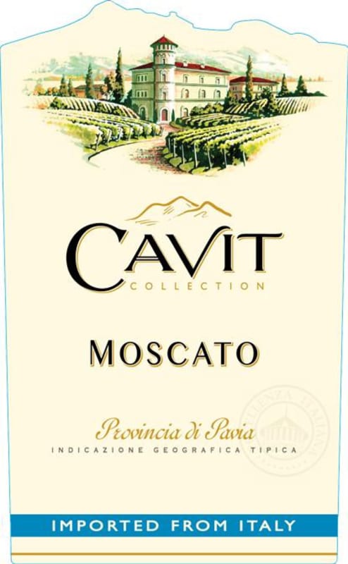 Cavit Provincia di Pavia Moscato 2015 Front Label