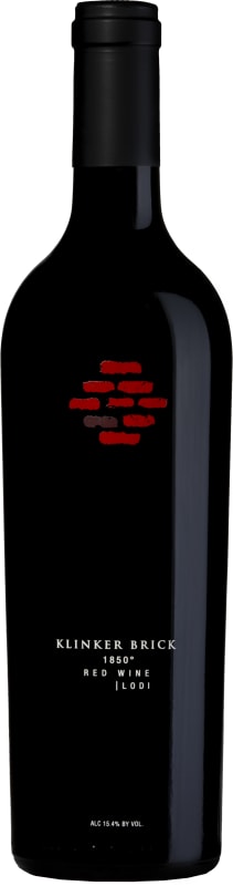 Klinker Brick 1850 Red Wine 2017 Front Bottle Shot