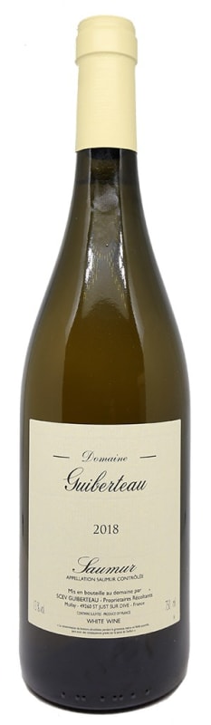 Domaine Guiberteau Saumur Blanc 2020 Front Bottle Shot