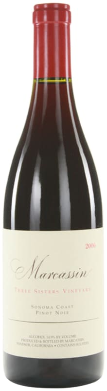 Marcassin Three Sisters Vineyard Pinot Noir 2006 Front Bottle Shot